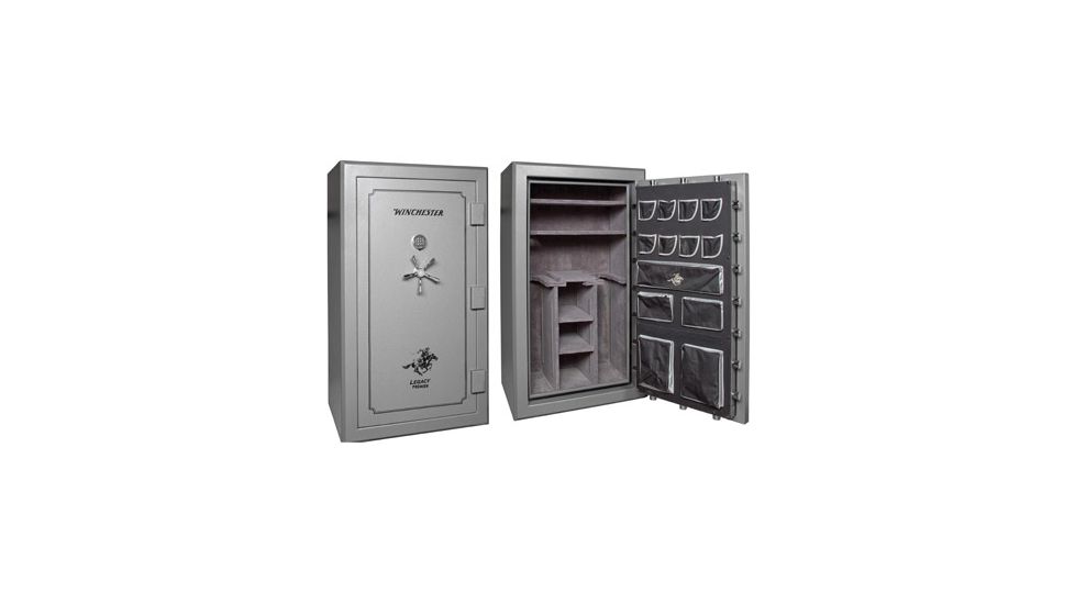 Winchester Safes Legacy 53, 51 Gun Safe, 2.5 Hour Fire Rating, Electronic Lock, Granite L72425311E