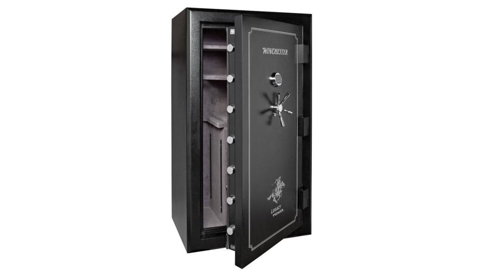 Winchester Safes Legacy 53, 51 Gun Safe, 2.5 Hour Fire Rating, Mechanical Lock, Black L7242537M