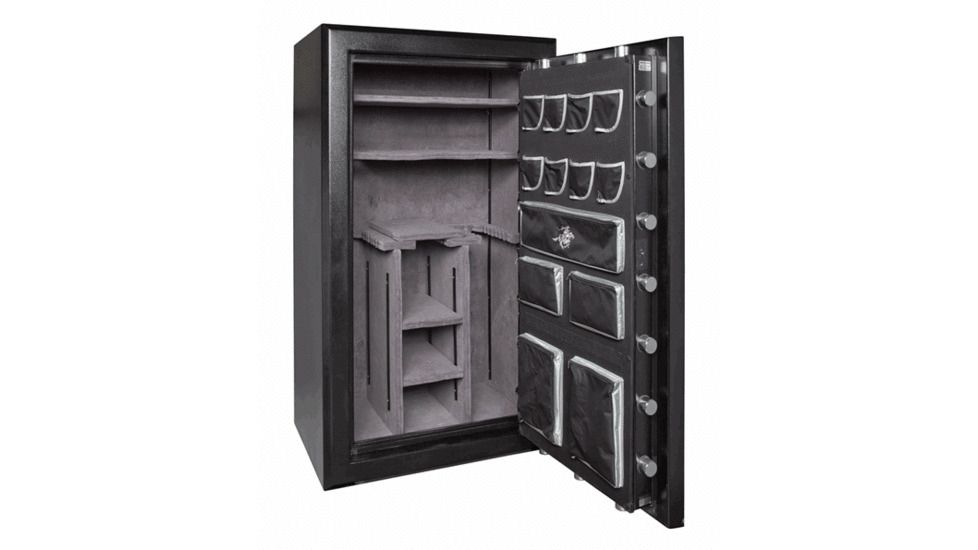 Winchester Safes Legacy 53, 51 Gun Safe, 2.5 Hour Fire Rating, Mechanical Lock, Black L7242537M