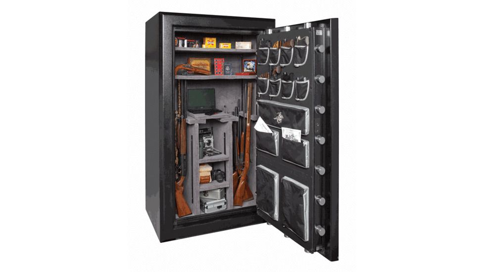 Winchester Safes Legacy 53, 51 Gun Safe, 2.5 Hour Fire Rating, Mechanical Lock, Black L7242537M
