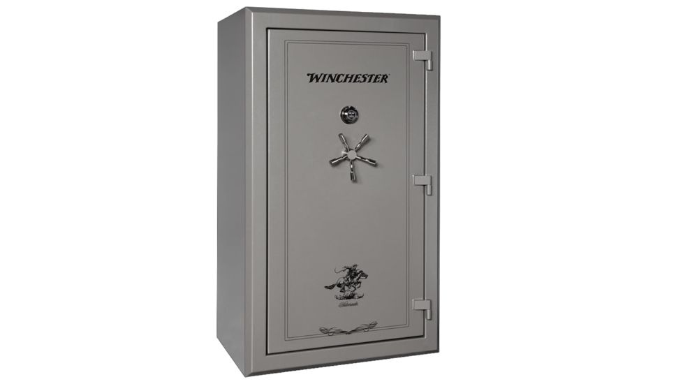 Winchester Safes Silverado 51, 48 Gun Safe, 2 Hour Fire Rating, U.L. Listed Mechanical Lock, Saddle Brown, 50.8 cu. Ft, S-7242-51-13-M