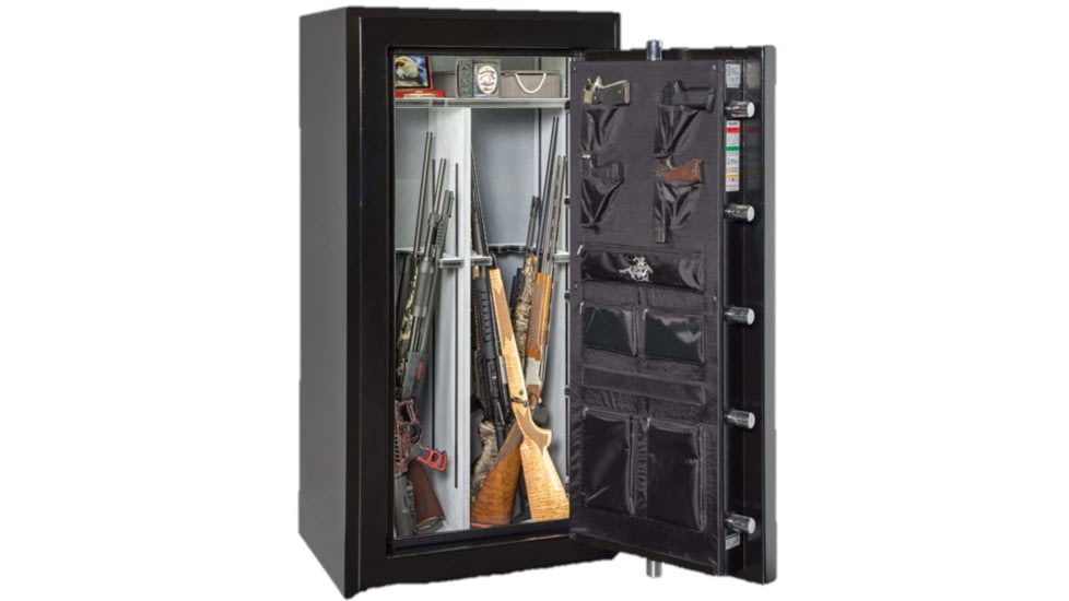 Winchester  Treasury 26 Electronic Entry Safe, Black Powder Coat Holds Up To 26, SECWINTR26BKE