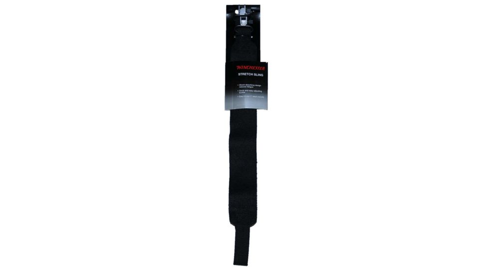 Winchester 1 7/8in Stretch Sling with Super Swivels, Black, 99851