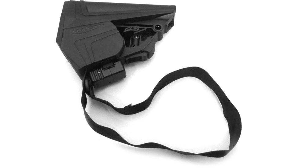 WMD Guns Slingstock Retractable Sling, Elite, Black, 1-SSE