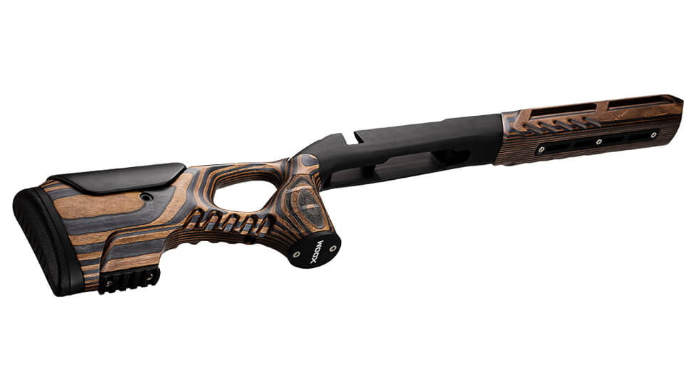 WOOX Cobra Precision Rifle Stock for Howa 1500 Weatherby, Long Action, Laminted Black/Brown, Regular, SH.GNS032.10