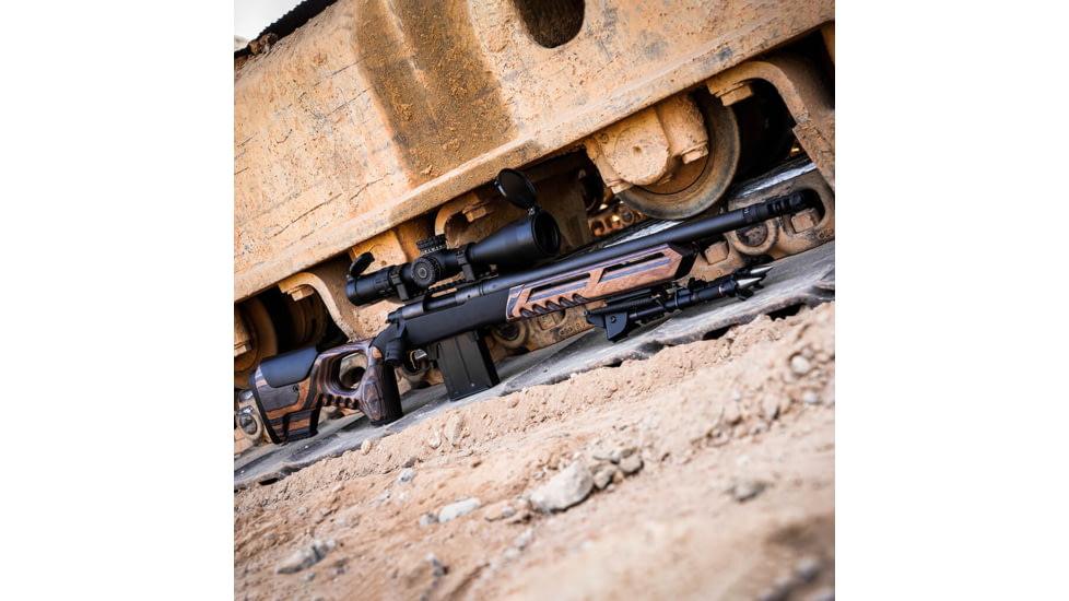 WOOX Cobra Precision Rifle Stock for Howa 1500 Weatherby, Long Action, Laminted Black/Brown, Regular, SH.GNS032.10