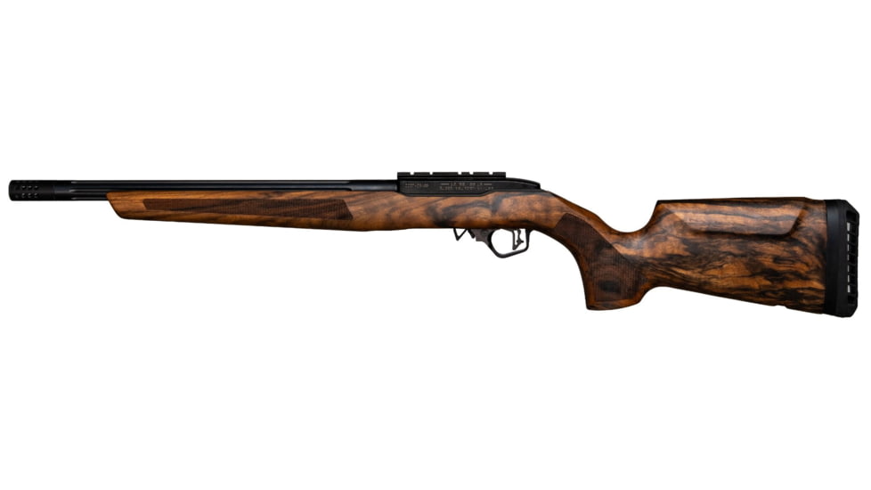 WOOX Elegante Hybrid Precision Ruger 10/22 Wood Rifle Stock w/Integrated Mini-Chassis, Right Hand, Short Action, High Grade Walnut/Brown, SH.GNS075.03