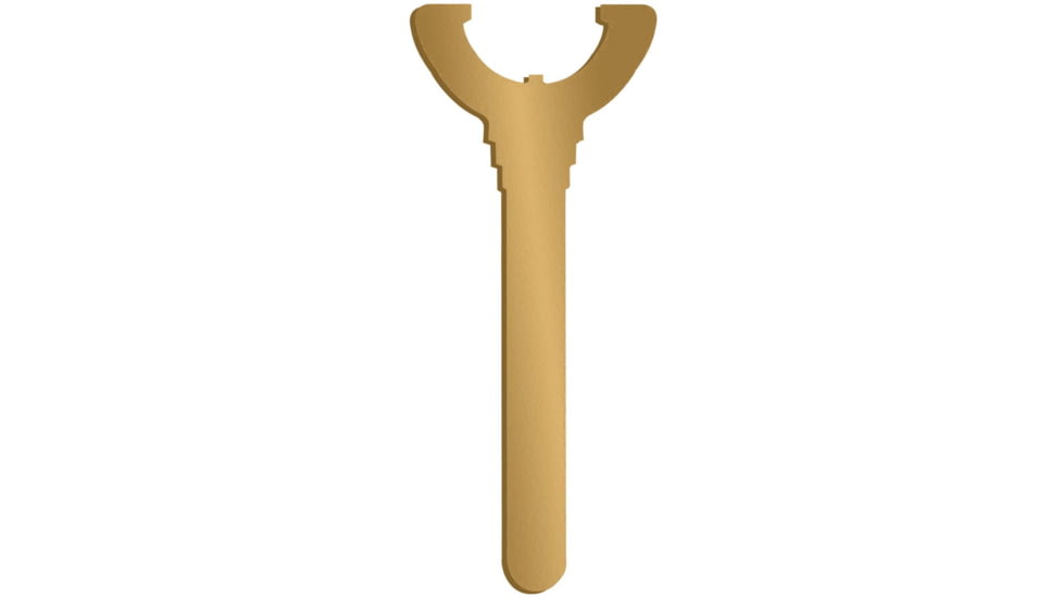 Yankee Hill Machine Co Spanner Wrench, For VICTRA-12 Suppressor, Gold, YHM-1251
