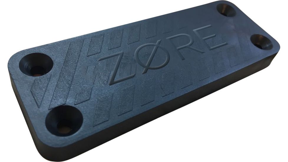 ZORE Magnetic Gun Mount, Black, 3.8 X 1.25 X 0.25