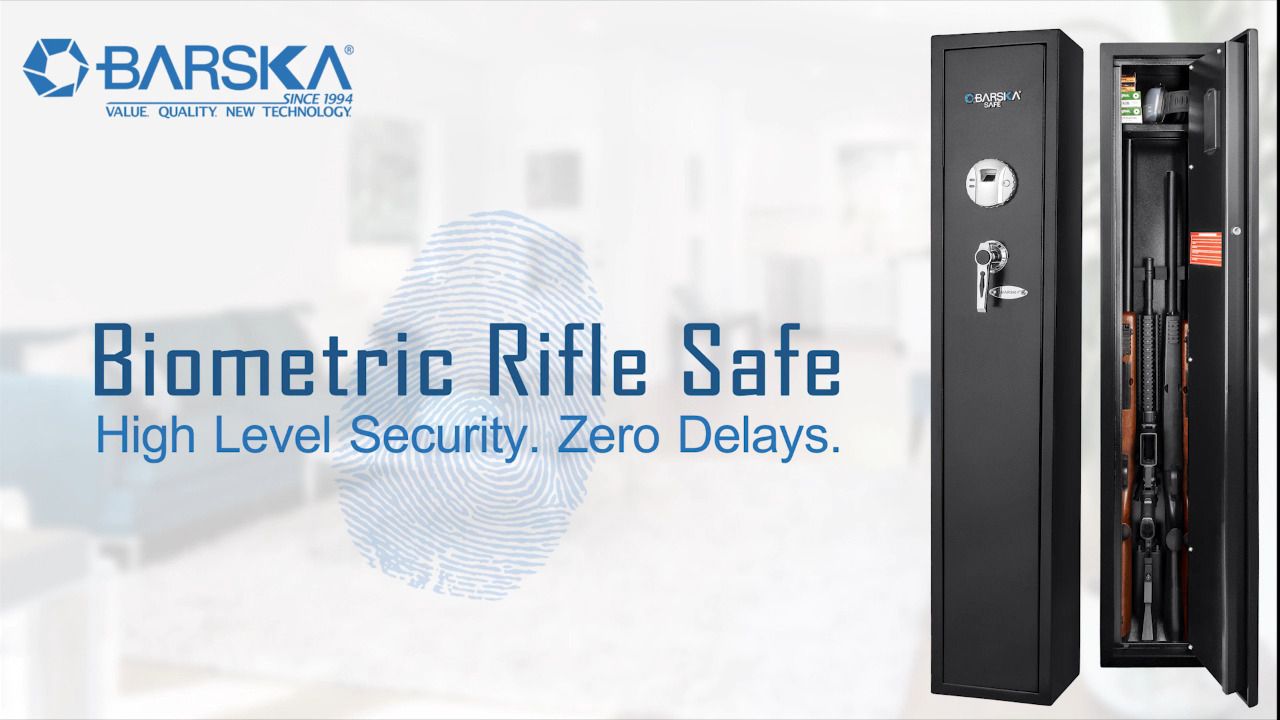 opplanet barska biometric rifle safes video