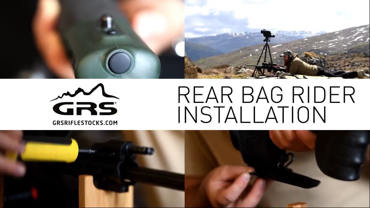 opplanet grs rifle stocks rear bag rider installation instructions video