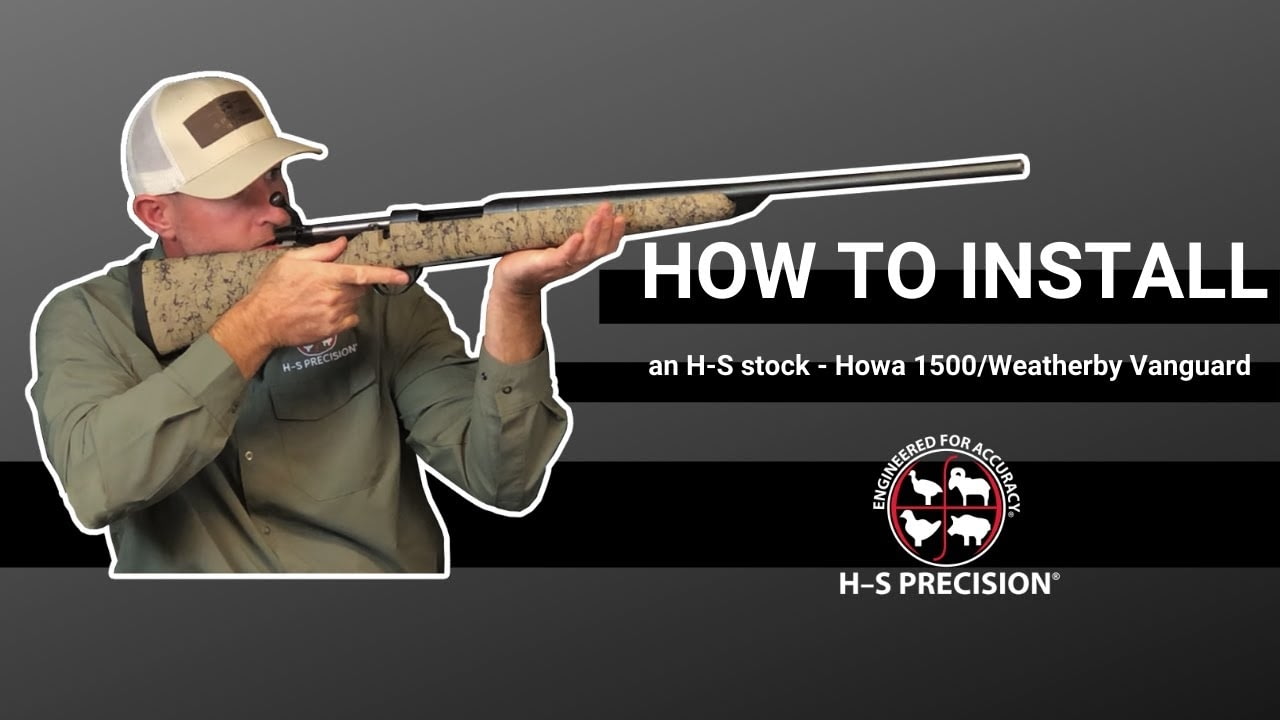 opplanet h s precision how to install an h s precision stock on a remington 700 bdl video