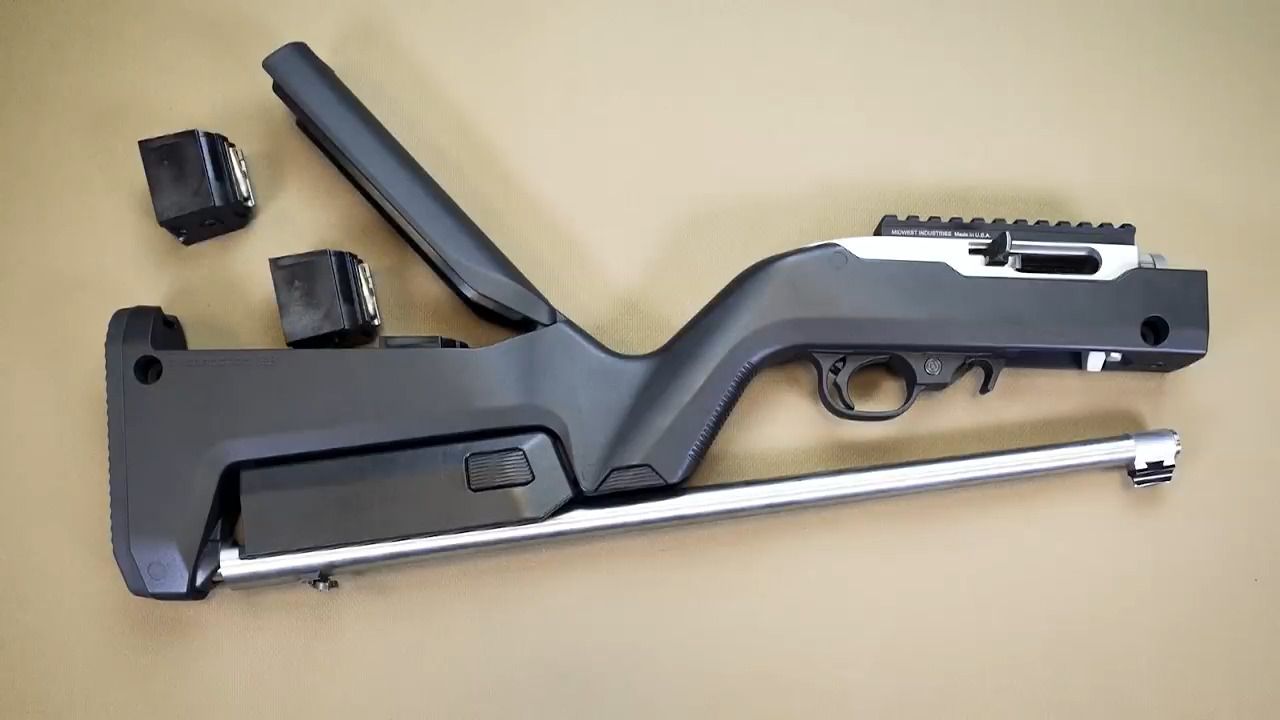 opplanet magpul x 22 backpacker stock video