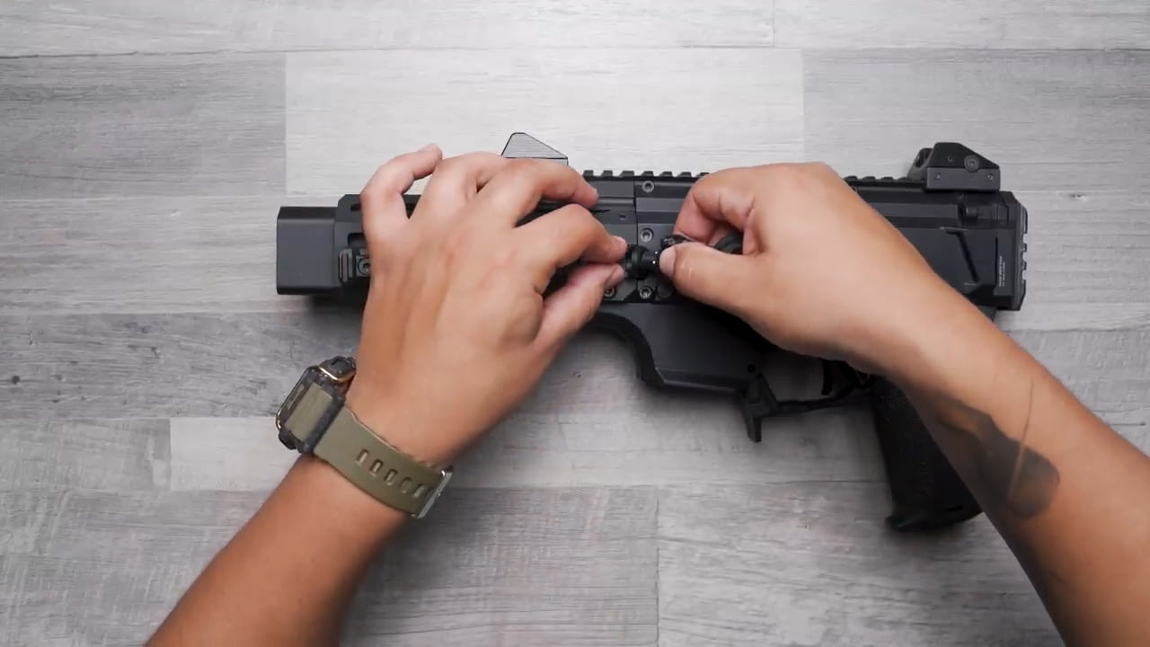 opplanet strike industries dovetail mount quick detach for cz evo video