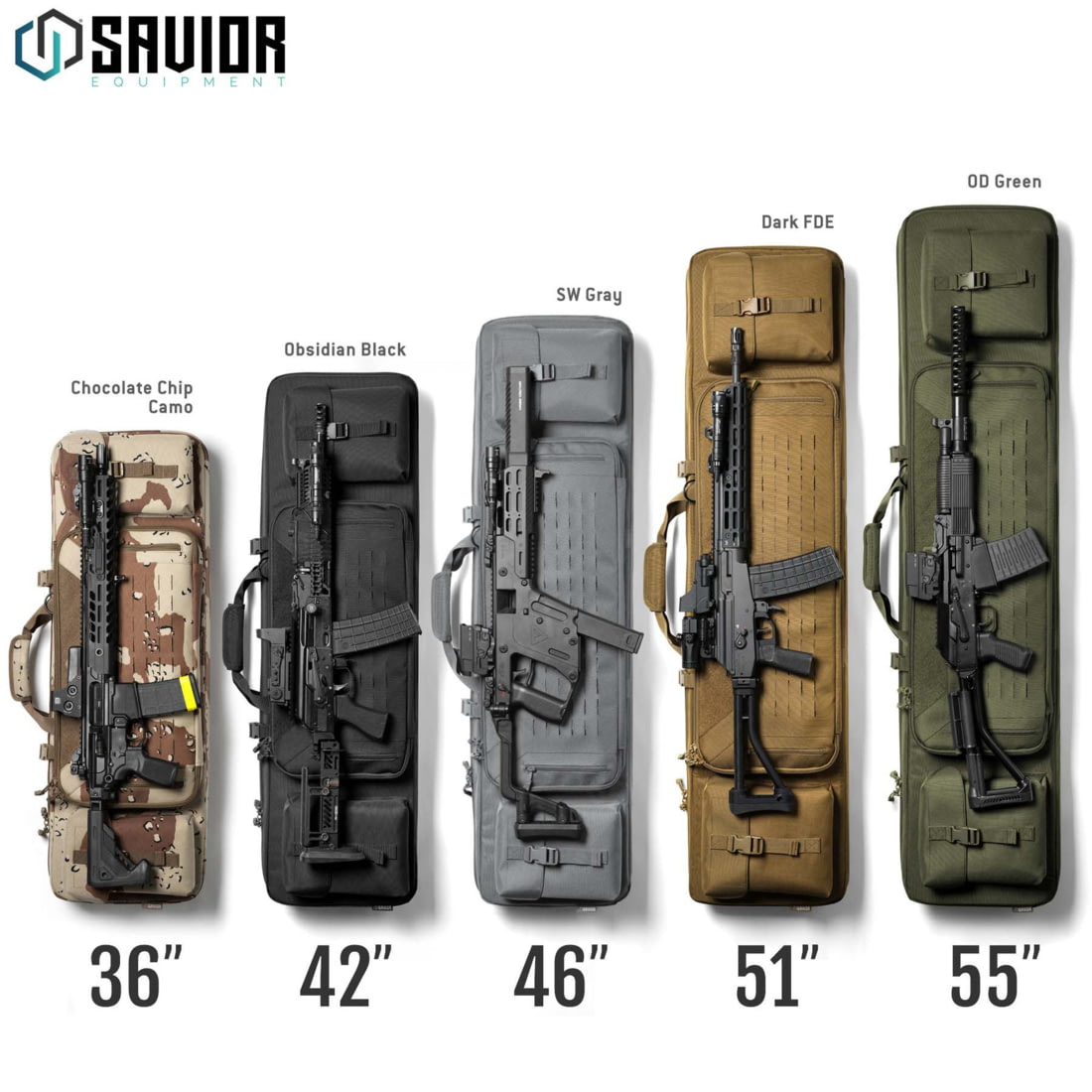 Savior Equipment Camo Urban Warfare Double Rifle Bag RB-5512DG-VER2 ...