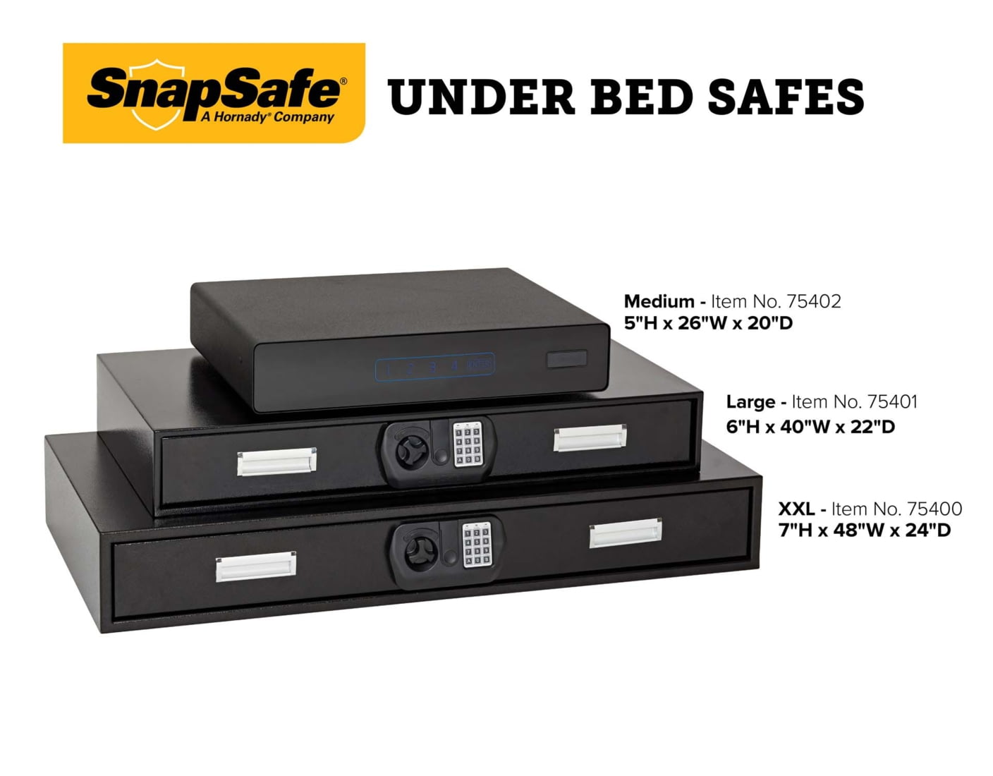 Snapsafe, A Hornady Company Aux Under Bed Safes 75401 Up to 29% Off